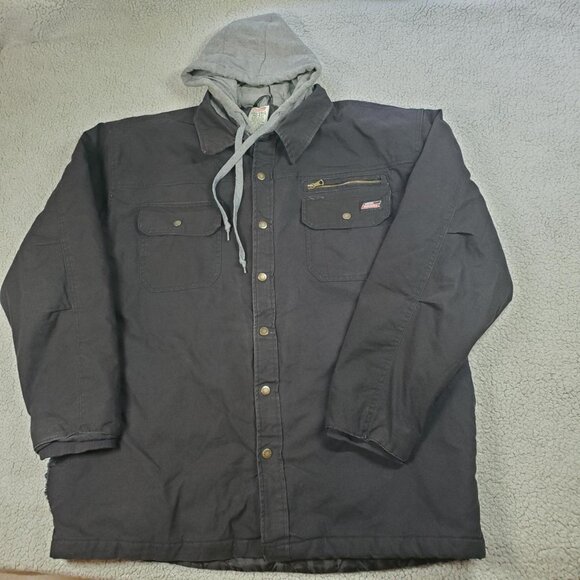 Dickies Men's Black and Grey Jacket - Picture 1 of 4